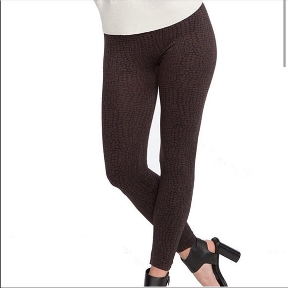 Spanx Look at me now medium brown croc leggings - Picture 5 of 10